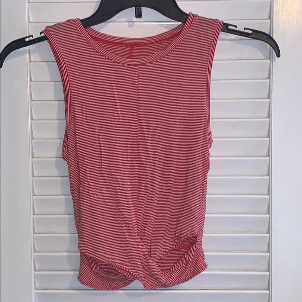 american eagle tank top with cut outs (NWOT)
